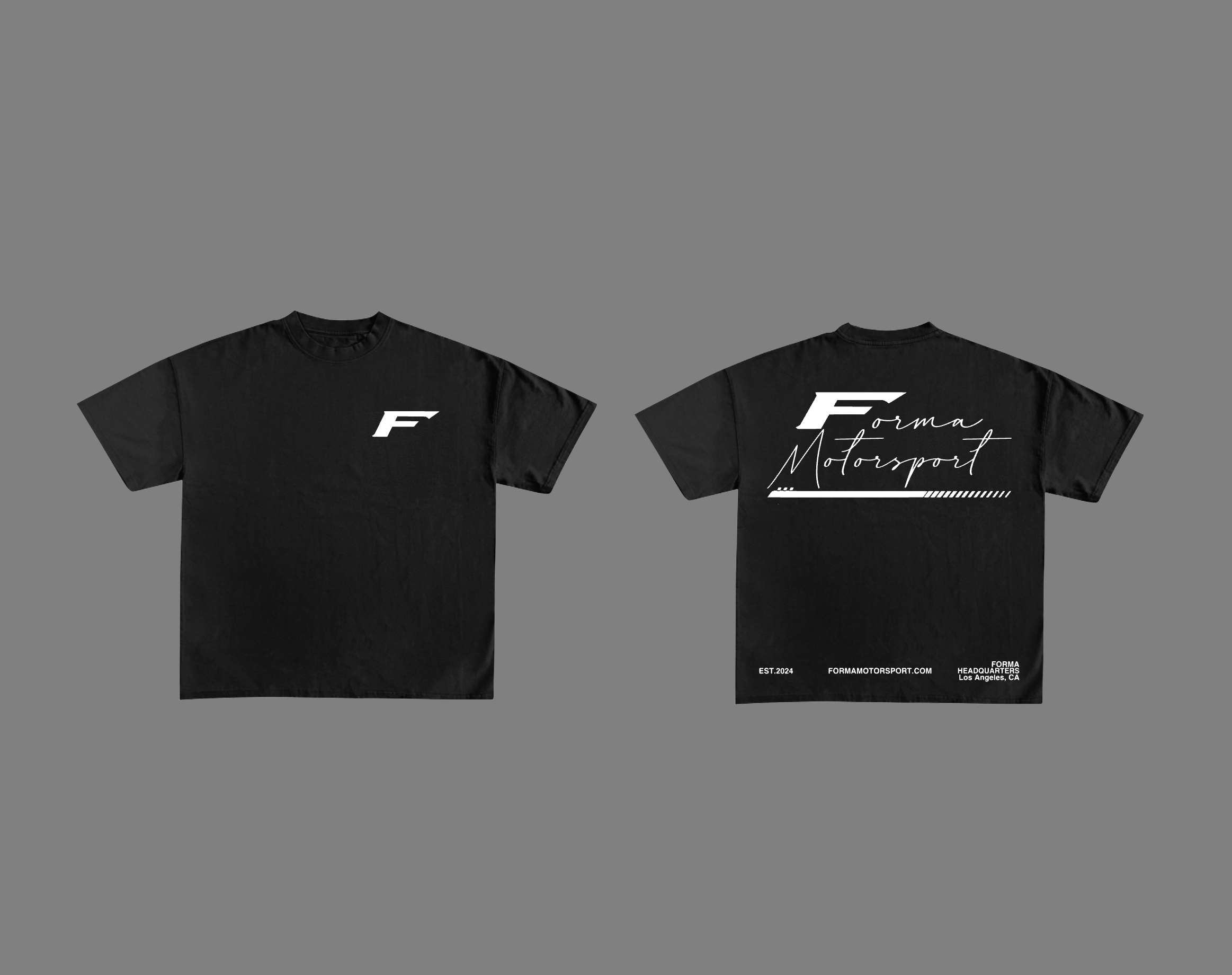 Forma Motorsport Cursive Design T Shirt
